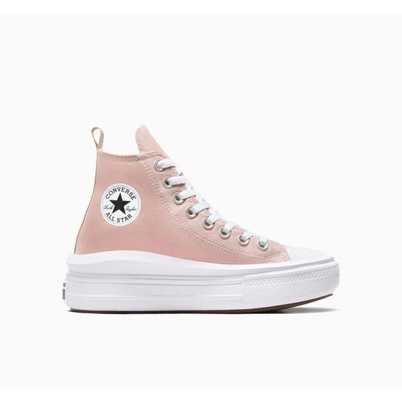 Converse Girls Chuck Taylor All Star Move High Top Sneaker - Picture 1 of 4